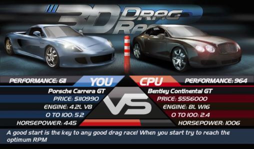 Drag Race 3D 2: Supercar Ausgabe