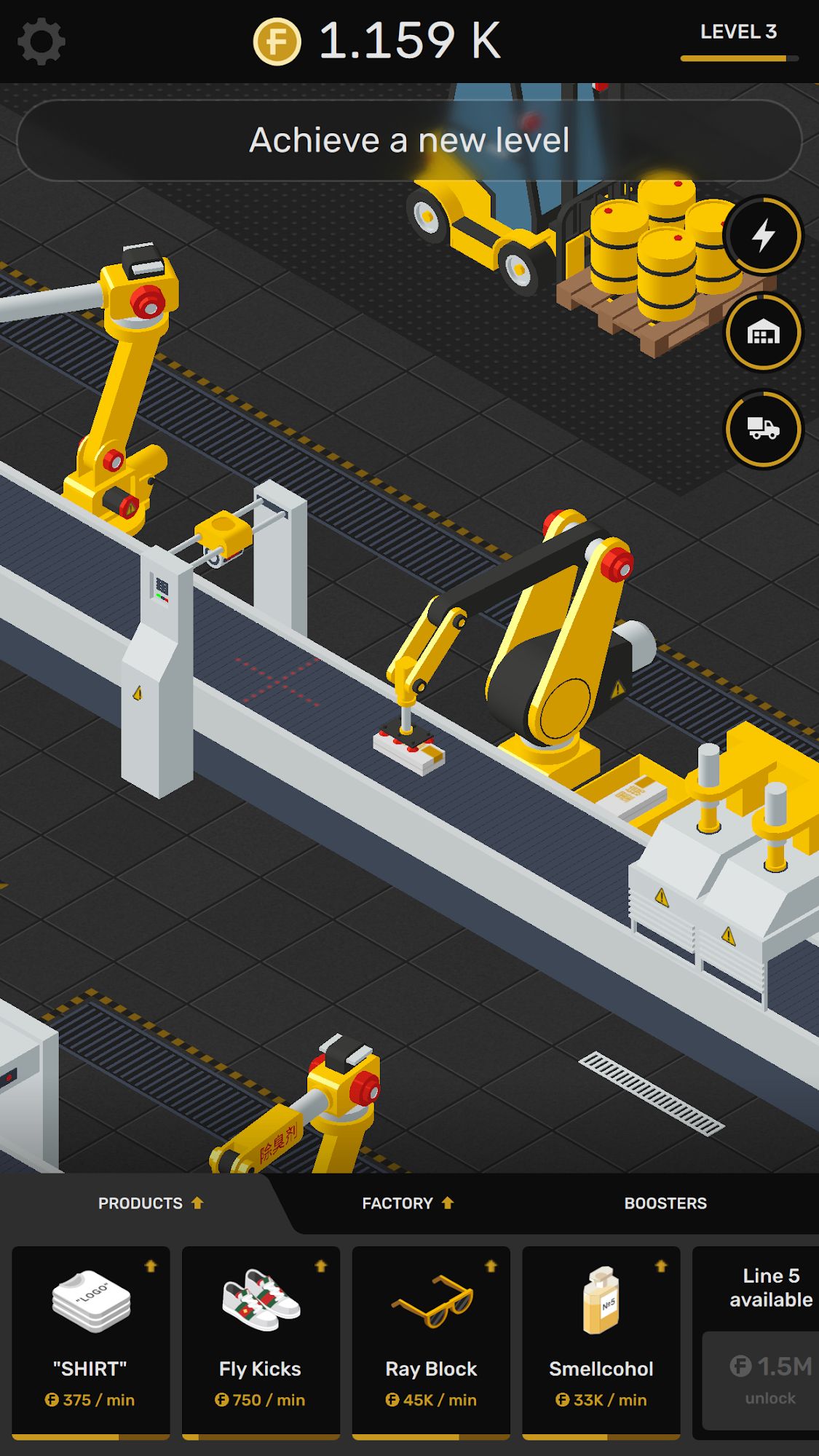 Factory: Idle & Tycoon Game