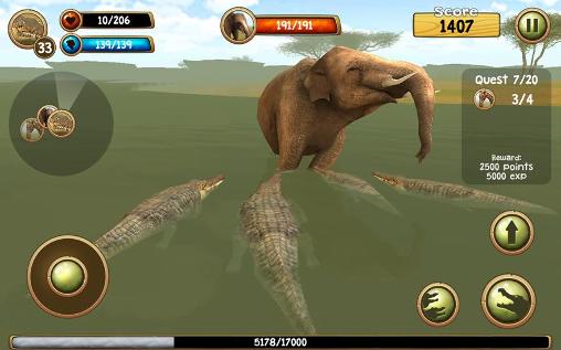 Wilder Krokodil Simulator 3D