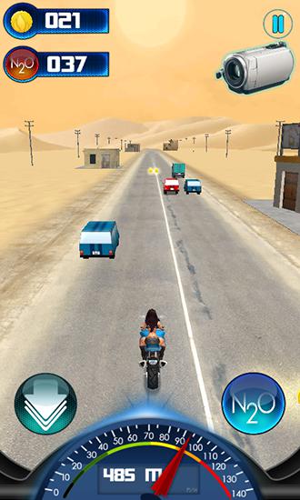 Wüsten-Motorradrennen