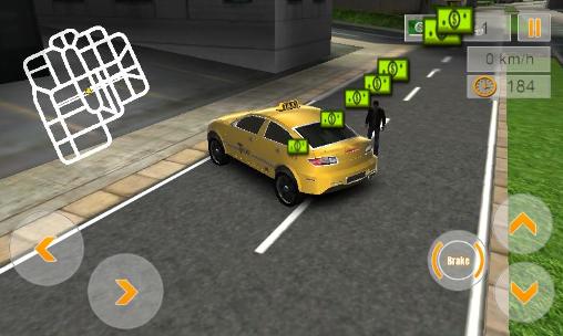 Modernes Taxifahren 3D