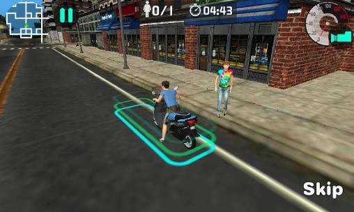 Moto Rider 3D: Mission in der Stadt