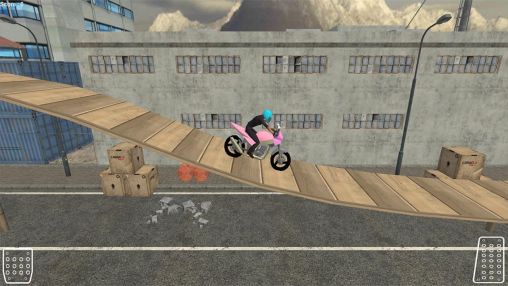 Motorrad-Stuntman