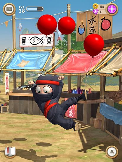 Tollpatschiger Ninja