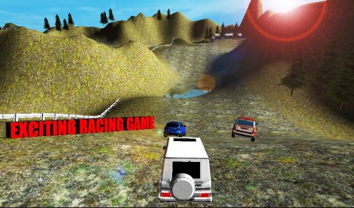 Rally SUV Rennen. Allrad 3D