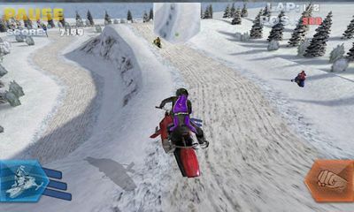 Snowmobile-Rennen