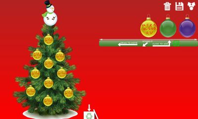 Weihnachtsdekorationen und Baum