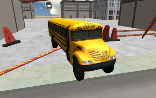 Schulbus Fahren 3D