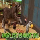 Mit der Spiel  apk für Android du kostenlos Angry cat vs. mouse 2016 auf dein Handy oder Tablet herunterladen.