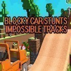 Mit der Spiel  apk für Android du kostenlos Blocky car stunts: Impossible tracks auf dein Handy oder Tablet herunterladen.