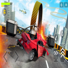 Flying Car Crash: Real Stunts für Android kostenlos herunterladen.