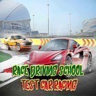 Mit der Spiel  apk für Android du kostenlos Race driving school: Test car racing auf dein Handy oder Tablet herunterladen.