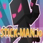 Mit der Spiel  apk für Android du kostenlos Stickman.io: The warehouse brawl. Pixel cyberpunk auf dein Handy oder Tablet herunterladen.