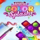 Mit der Spiel  apk für Android du kostenlos Talking Angela color splash auf dein Handy oder Tablet herunterladen.