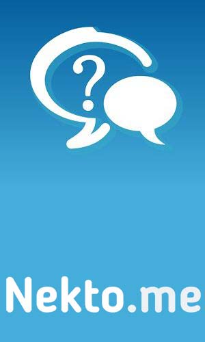Kostenlos das Messenger app Anonymous Chat NektoMe  für Android Handys und Tablets herunterladen.