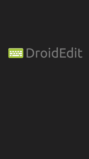Kostenlos das Verschiedenes app Droid Edit für Android Handys und Tablets herunterladen.