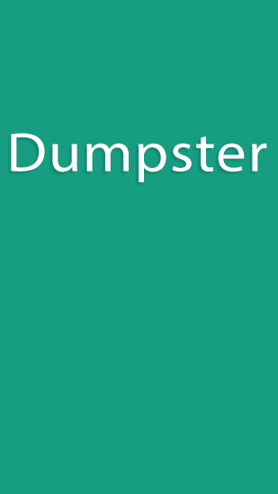 Kostenlos das Sicherungskopie app Dumpster für Android Handys und Tablets herunterladen.