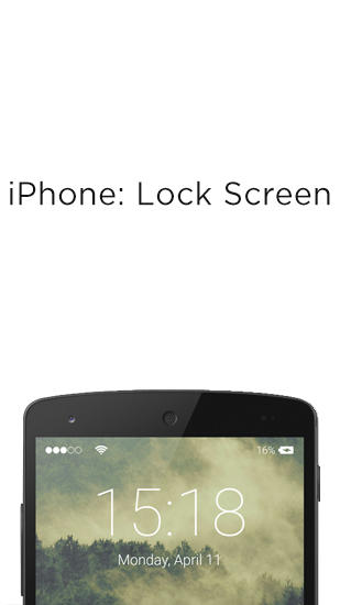 Kostenlos das app iPhone: Sperrbildschirm  für Android 4.1. .a.n.d. .h.i.g.h.e.r Handys und Tablets herunterladen.
