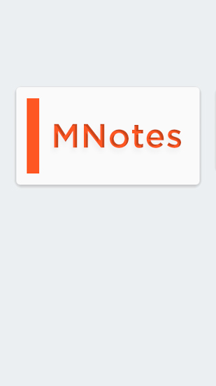 Kostenlos das app M: Notizen  für Android Handys und Tablets herunterladen.