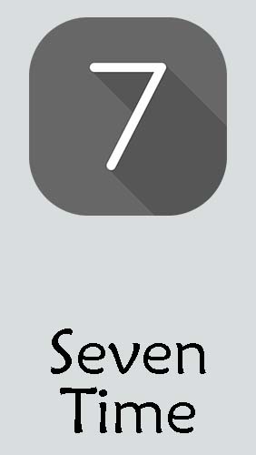 Kostenlos das app Sieben Zeit - Einstellbare Uhr  für Android Handys und Tablets herunterladen.