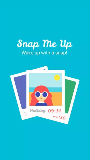 Kostenlos das app Snap Me Up: Selfie Wecker  für Android Handys und Tablets herunterladen.