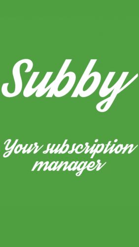 Kostenlos das Organizer app Subby - Der Subscription-Manager  für Android Handys und Tablets herunterladen.