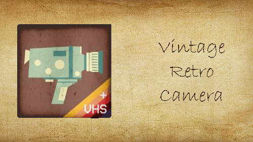 Vintage Retro Kamera + VHS 