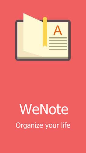 Kostenlos das Organizer app WeNote - Bunte Notizen, To-Do Listen, Erinnerungen und Kalender  für Android Handys und Tablets herunterladen.