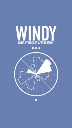 Kostenlos das Wetter app WINDY: Windverhersage und Meereswetter  für Android Handys und Tablets herunterladen.