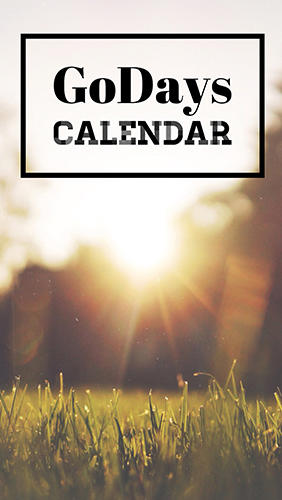 Kostenlos das app Go Days Kalender für Android 2.1 Handys und Tablets herunterladen.