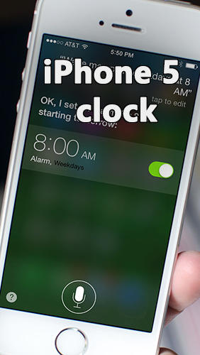 Kostenlos das app iPhone 5 Uhr für Android Handys und Tablets herunterladen.