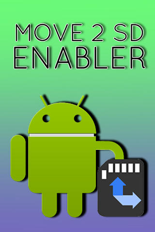 Kostenlos das Dateimanager app Move 2 SD Enabler für Android Handys und Tablets herunterladen.