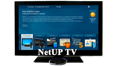Kostenlos das Site-Apps app NetUP TV für Android Handys und Tablets herunterladen.