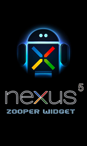 Kostenlos das app Nexus 5 Zooper Widget für Android Handys und Tablets herunterladen.