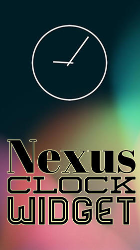 Kostenlos das app Nexus Uhr Widget für Android Handys und Tablets herunterladen.