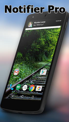 Kostenlos das Lockscreen app Notifier: Pro für Android Handys und Tablets herunterladen.
