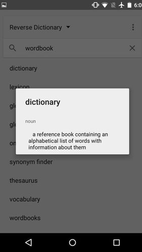 Revers-Wörterbuch 