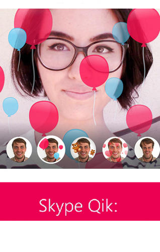 Kostenlos das app Skype Qik für Android Handys und Tablets herunterladen.