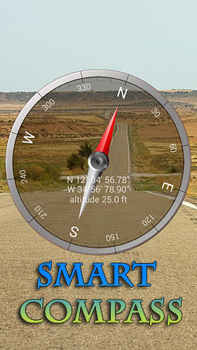 Kostenlos das Navigation app Schlauer Kompass für Android Handys und Tablets herunterladen.