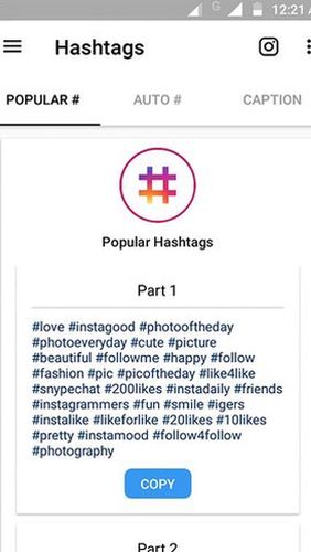 Beste Hashtags und Foto-Speicherer für Instagram 