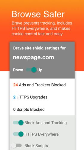 Brave Browser: Schneller AdBlocker 