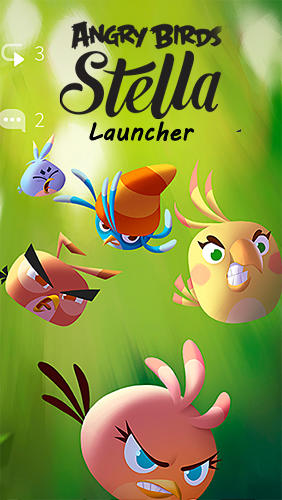 Kostenlos das Launcher app Angry Birds Stella Launcher für Android Handys und Tablets herunterladen.