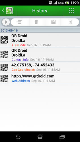 QR Droid: Code Scanner