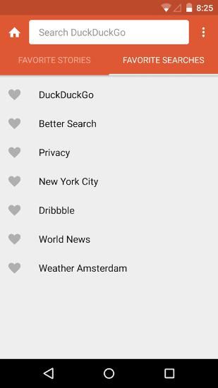 DuckDuckGo Suche