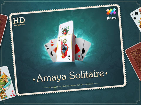 Download Amaya Solitaire: Spider, Klondike, Free Cell für iPhone kostenlos.