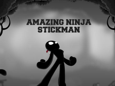 Erstaunlicher Ninja Strichmann