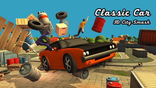 Klassisches Auto: 3D City Smash