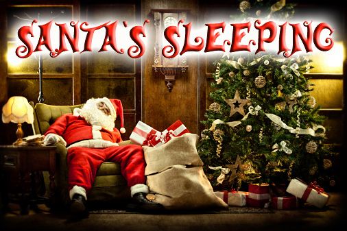 Schlafender Santa