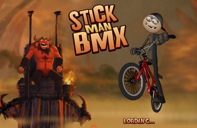 Strichmännchen BMX