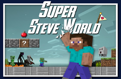 Welt von Super Steve: Spielparodie von Minecraft